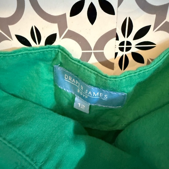 Draper James High Waist Green Lace Shorts - Picture 3 of 5